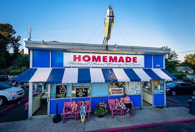 Snowflake is an Riverhead institution and one of our favorite ice cream parlors in Long Island