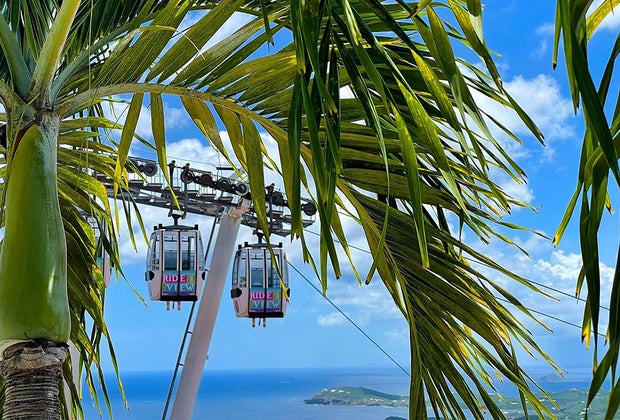 St. Thomas with Kids: Skyride to Paradise Point