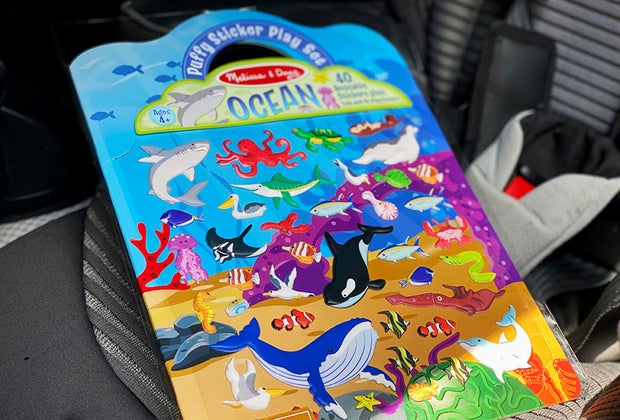 puffy sticker book