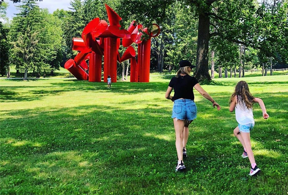 Storm King's towering pieces beg visitors to draw closer. Photo courtesy of @jenterratravels