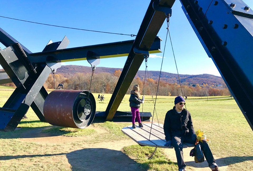 Enjoy art in the great outdoors at Storm King Art Center. Photo by Janet Bloom