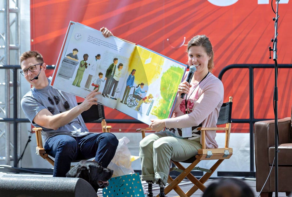 Listen to a great children's story at the festival. Photo courtesy of LA Times Festival of Books