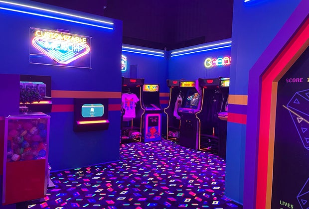 Palace Arcade at Stranger Things Store