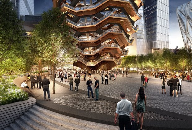 Larger-than-life art piece The Vessel will be New York City’s next public landmark. Courtesy of Visual House by Nelson Byrdwoltz