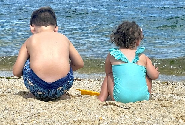 Bring water shoes for the rocky sand at Sunken Meadow State Park. Photo by Gina Massaro