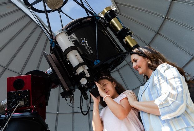 Kids of all ages will love exploring the wonders of space at Tellus Science Museum. Photo courtesy of the museum