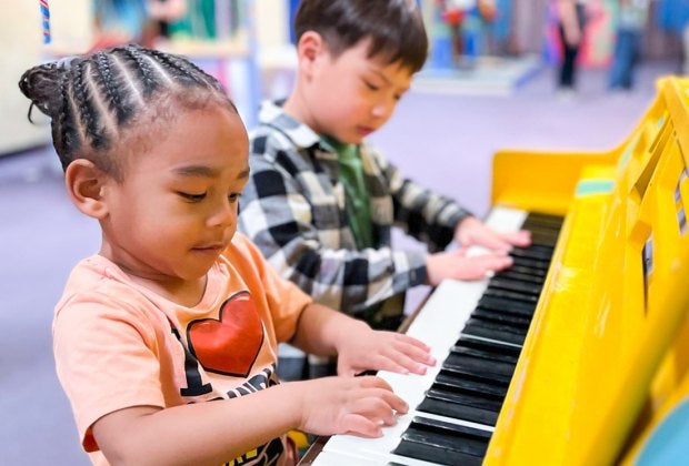 Imaginative play for preschoolers is music to our ears. Photo courtesy of Pretend City