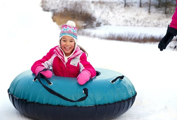 Find the best snow tubing in Boston and around New England for family fun this winter. Photo by Ogden Gigli for the Massachusetts Office of Travel & Tourism