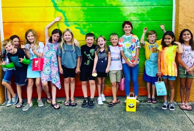 Kids can choose their own ceramic craft during a birthday party at Wish Upon a Jar. 