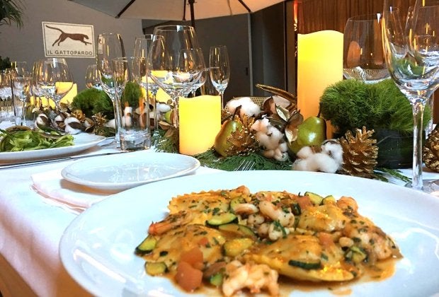 Il Gattopardo serves a seafood-inspired feast in honor of the Christmas holiday.
