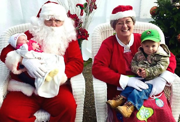 Bring your camera for a picture with Santa and Mrs. Claus will be at Abma's Farm. Photo courtesy of the farm