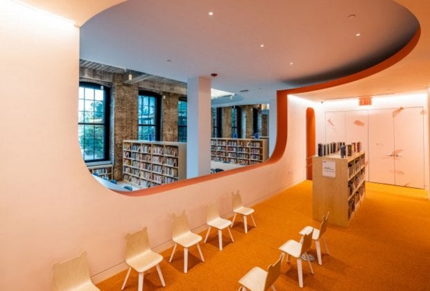 The Adams Street Library is the Brooklyn Public Library's first new branch since 1983. 