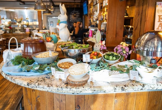 Celebrate Easter with a feast fit for little bunnies at The Mill. Photo courtesy of The Mill