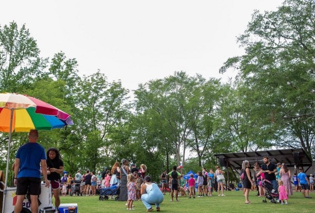 Family Fun Nights in Woodstock returns for its third season this summer with fun, themed nights. Photo courtesy of Visit Woodstock