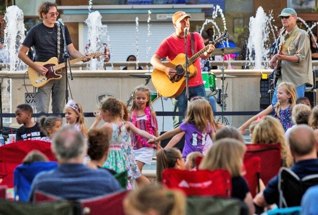 Children can dance the night away at Avalon Nights outdoor music series. Photo courtesy of Avalon