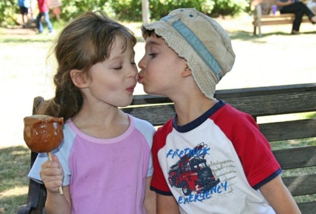 Caramel apple kiss. Photo by Meghan Rose