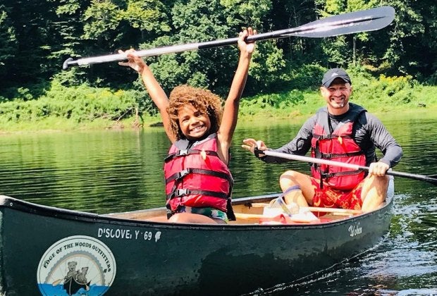 Canoe or swim in the many lakes and rivers in the Poconos. Photo courtesy of Pocono Mountains Visitors Bureau