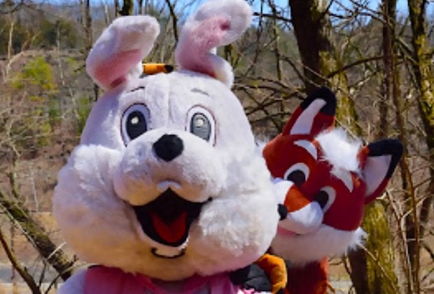 All aboard the Easter Bunny Express with the Catskill Mountain Railroad! Photo courtesy of the railroad co.