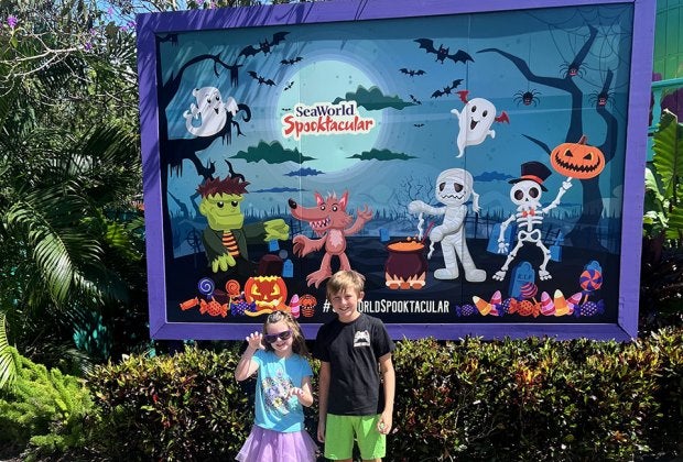 SeaWorld’s Spooktacular offers fun surprises, tricks, and treats during this daytime October event. Photo by author