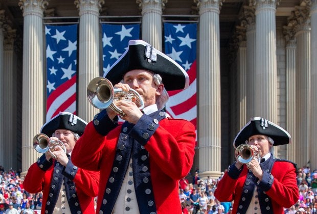 Marching bands are only part of the fun at the National Independence Day Parade. Photo by Sgt Ethan Scofield, 3d US Infantry Regiment