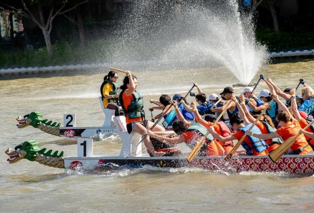 Families get a taste of Asian Pacific American culture at the Dragon Boat Regatta in Sugar Land. Photo courtesy of Marshall Mullen.