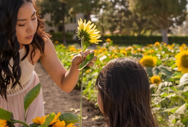 Have family fun on the farm with Mother's Day at Tanaka Farms. Photo by Emily Ganiko