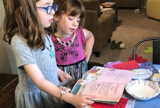 An illustrated Haggadah encourages kids to read the story of Passover and the Passover Seder. Photo by Melanie Preis