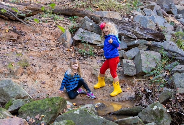 Learn about the area's earliest amphibians at Wake up, Wood Frogs! Photo courtesy of Gulf Branch Nature Center
