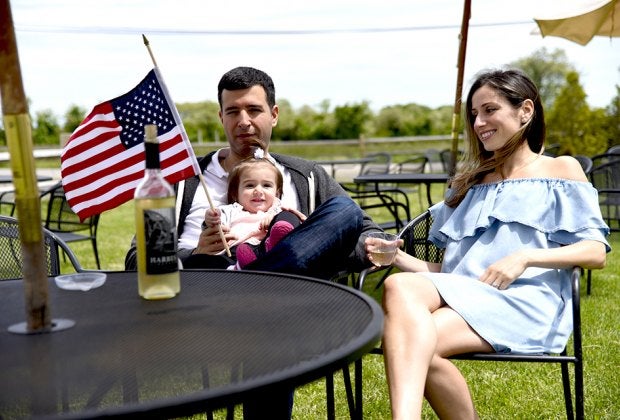 Enjoy a family-friendly winery visit at Harbes Vineyard in Mattituck.