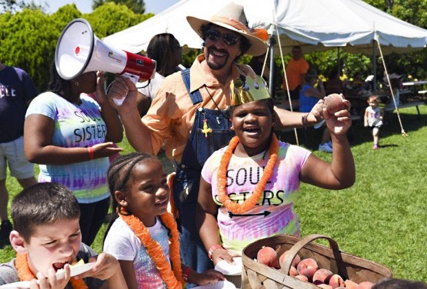 Have a sweet time at the Harbes Family Farm Peach Festival. Photo courtesy Harbes Family Farm