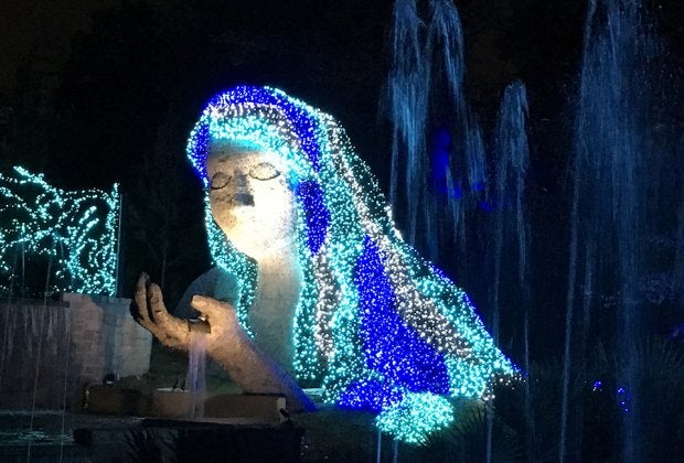 Garden Lights, Holiday Nights is a great family-friendly activity Thanksgiving night. Photo by Rebecca Leffler