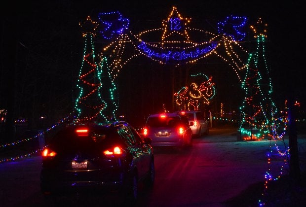 Kick off the Christmas season with a dazzling holiday lights display. Photo courtesy of Magic of Lights