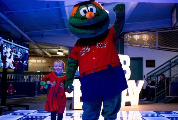 There is (Green) Monster fun coming to Boston for kids this weekend! Photo courtesy of Fenway Fest