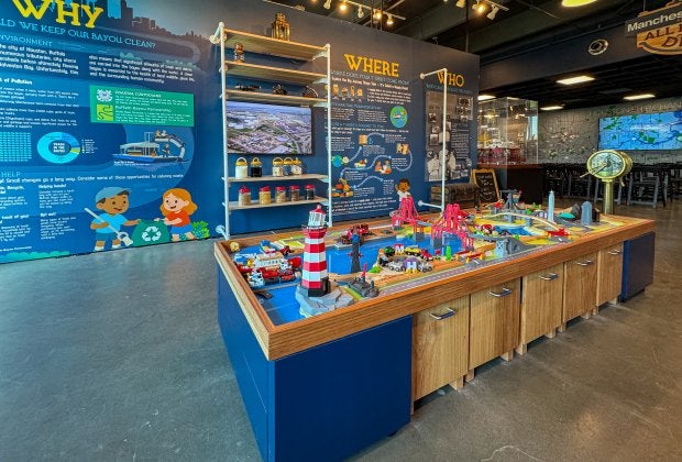 The museum has an interactive play area for smaller children. Photo by the author. 