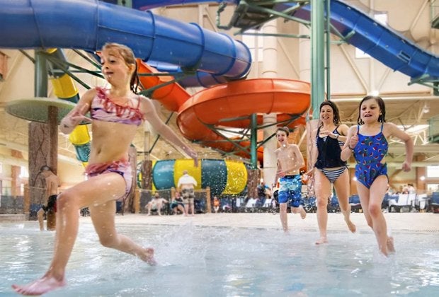 The new Great Wolf Lodge in Webster features a 92,000-square-foot water park.