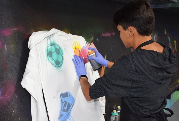 Choose your favorite stencils to create a one of a kind product.