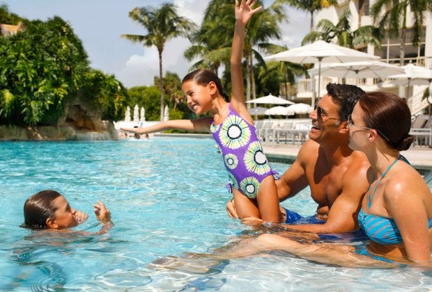 Kids will delight in the Mangrove Mountain pool at the Naples Grande Beach Resort.