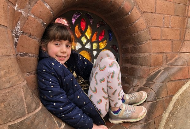 Playgrounds, like the one at Abernathy Greenway Park, are great free things to do in Atlanta with kids. Photo by Melanie Preis