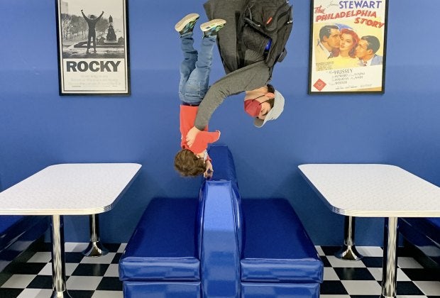 We flipped it and reversed it in 2022 at the Museum of Illusions.