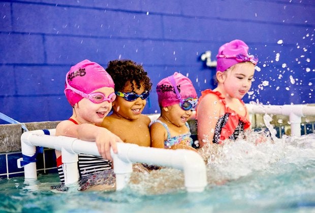 Safe Splash Swim School offers small group classes, semi-private, and private lessons. Photo courtesy of the school.