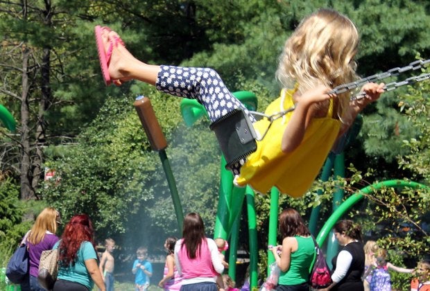 Enjoy the massive playground and splash pad at Van Saun Park. Photo courtesy of the park