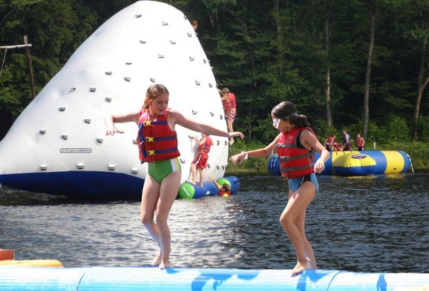 First-time sleepaway campers at Lohikan will participate in water activities and enjoy a fun in nature. Photo courtesy of the camp