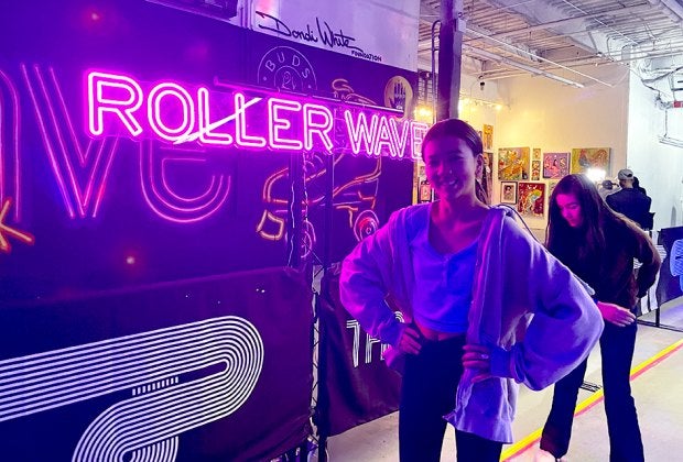 Strap on your roller skates to hit The Roller Wave, a Black-owned roller skating rink in Brooklyn for a limited time.