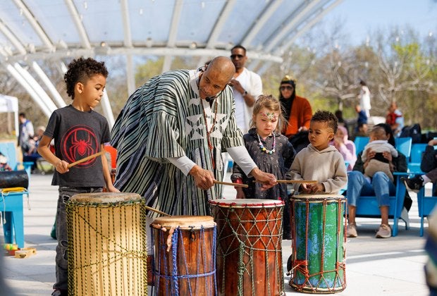 Celebrate the end of Ramadan with music, dance, food, and family-friendly activities at the Brooklyn Children's Museum. Photo by Winston Williams /courtesy of Brooklyn Children’s Museum!