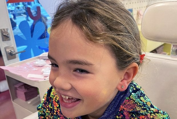 Rowan offers ear piercings by licensed nurses. Photo by Amy Abate