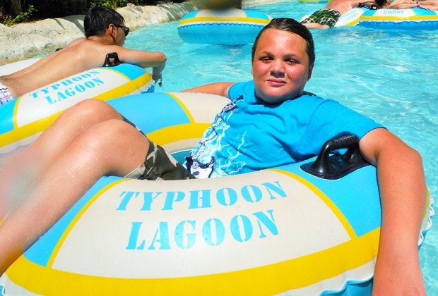 Teens and tweens love the wet and wild fun at Walt Disney World's Typhoon Lagoon. Photo by author