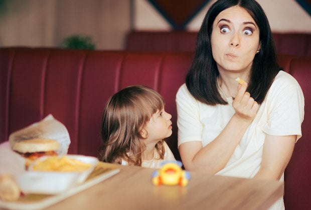 Tired of kids stealing from you plate? Tell them your food is spicy! Waaay too spicy!