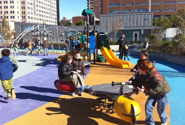 <i>Pier 25 ofers a great playground, skate park and more.</i>