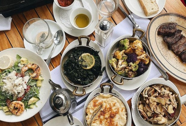 Sofia serves festive brunches and dinners on Christmas Day.