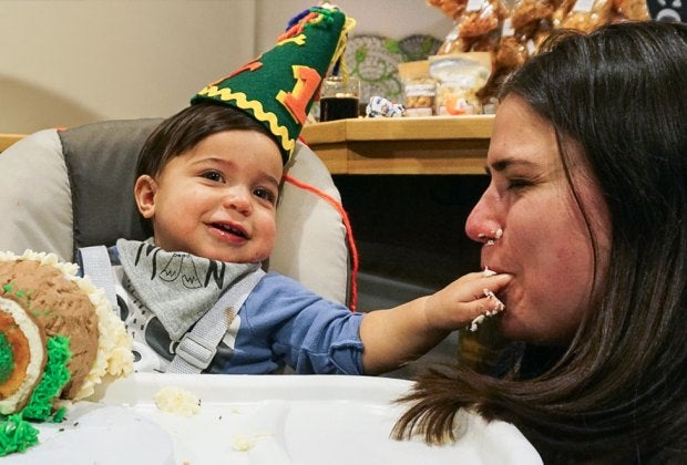 Find great spots to celebrate a first or second birthday for kids in Boston! Photo courtesy of Kelly Patino for Mommy Poppins